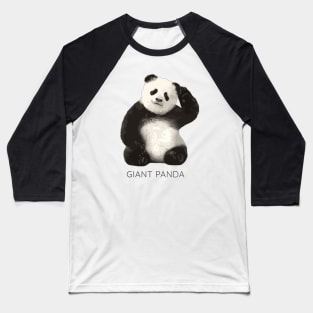 Giant panda (Ailuropoda melanoleuca) Baseball T-Shirt